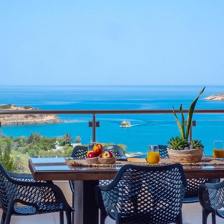 Thea Panoramic Sea View Apartment Agios Nikolaos  Luaran gambar
