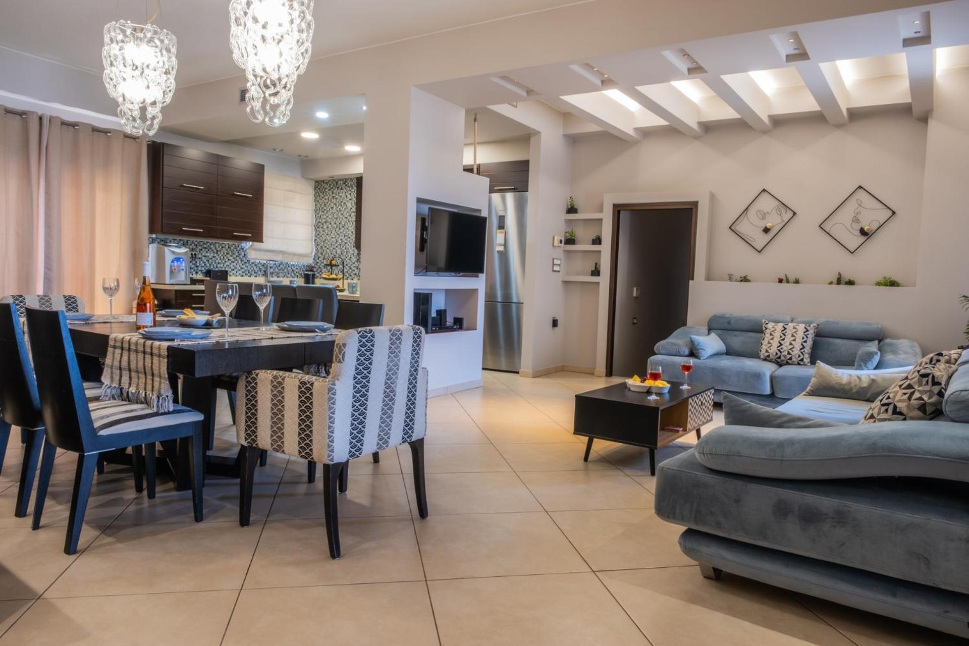 Thea Panoramic Sea View Apartment Agios Nikolaos  Luaran gambar